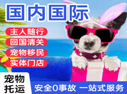 佛山机场快运国际宠物托运 【国